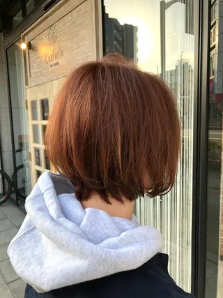 ショート カラー ⭐️ショート⭐️美髪 矯正⭐️水口陸のヘアスタイル