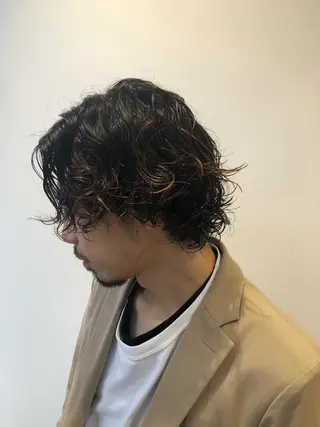 ショート パーマ メンズ dogstar小林諒 レイヤー/パーマのヘアスタイル