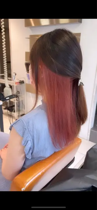 セミロング 🔥ダブルカラー特化 🔥相原彰太のヘアスタイル