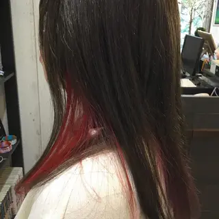 セミロング カラー embrace エンブレイスのヘアスタイル