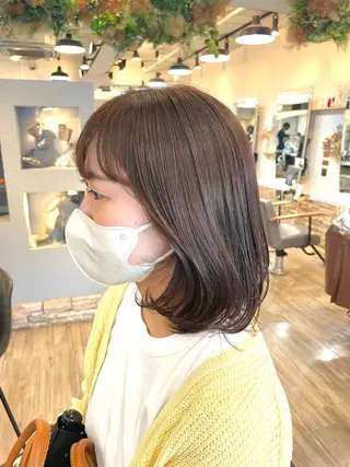 ミディアム VISAGE ba.sk 金子詩帆のヘアスタイル