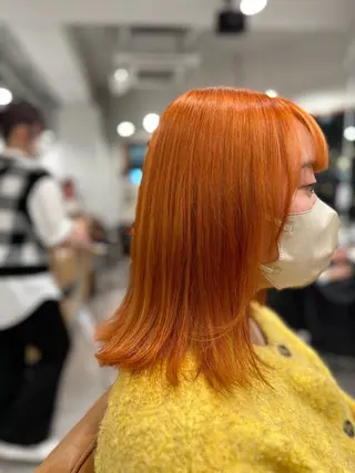 ミディアム カラー 特殊カラー特化 ✂️SHIAN フジのヘアスタイル