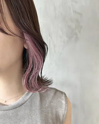 カラー 藤本 麗未のヘアスタイル