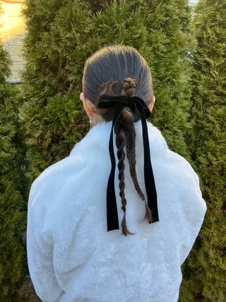 ロング 畑 奈優のヘアスタイル