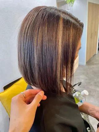 ショート カラー ブリーチ/ハイトーン 🌏💊RAINEのヘアスタイル