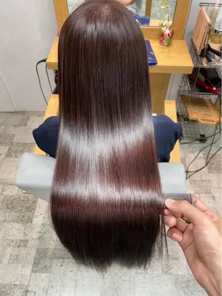 ロング 個室　髪質改善サロン　HANARE by youres hair 神楽坂 【はなれ】所属・神楽坂🌈髪質改善 縮毛矯正🦄松田のヘアスタイル