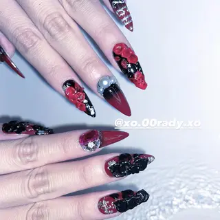 ロング カラー パーマ メンズ キッズ ネイル マツエク・マツパ アイブロウ ⛓Miyu ⛓のネイルデザイン