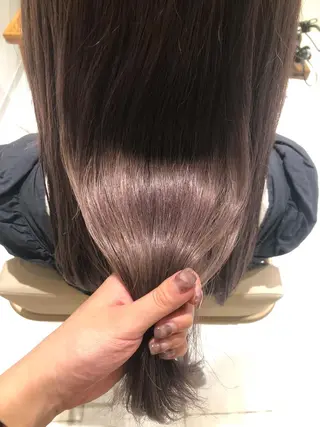 ロング カラー レイヤー/お顔まわり 暖色カラー🍑Amiのその他イメージ