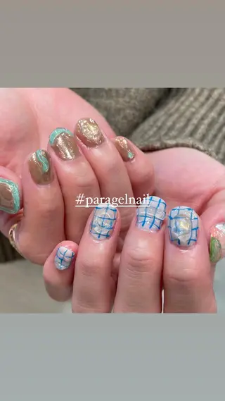 ネイル 淡色ネイル 🎀moeのネイルデザイン