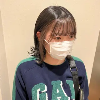 ミディアム カラー SALOWIN川崎WEST店所属・🌷川崎/アレンジ/ 暖色ボブ/コトネ🌷のヘアスタイル
