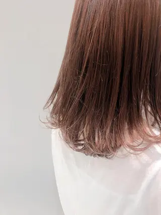 ミディアム 似合わせ艶髪カラー ❤️ハダユミのヘアスタイル