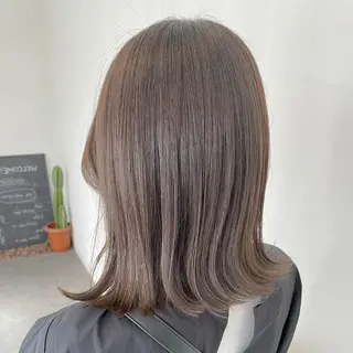 ミディアム カラー GPIP 近藤沙樹のヘアスタイル