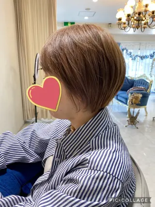 ショート カラー ルミア所属・MASUMI／ 川西能勢口LUMIAのヘアスタイル