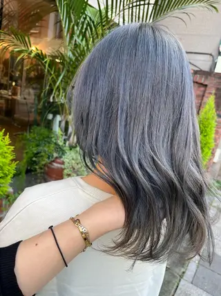 ミディアム カラー SHIAN 八王子👼鬼塚さやかのヘアスタイル