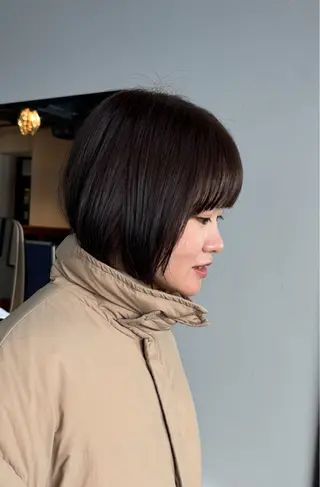 ショート ウシロダ メグミのヘアスタイル