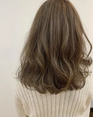 セミロング 萌花 moeka /韓国/レイヤーのヘアスタイル