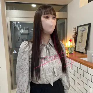 ロング カラー パーマ お洒落パーマ/ 艶カラー/michiのヘアスタイル