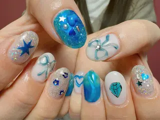 ネイル Nail Atelier IamI所属・アイアムアイ 大村磨衣のネイルデザイン