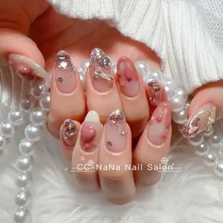 ネイル 💎CC・NaNa 韓国風ネイル🌙Cのネイルデザイン