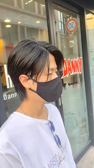 ショート メンズ メンズサロン アソビ所属・【扱いやすいパーマ】 眞鍋拓己のヘアスタイル