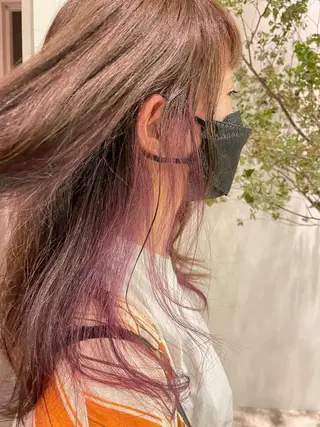 カラー 堀田 結香のヘアスタイル