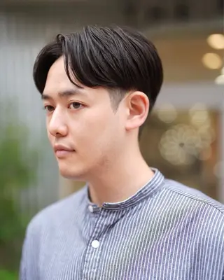 ショート パーマ メンズ 大人のメンズパーマ タカキリョウのヘアスタイル