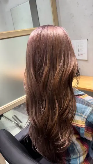 ロング カラー JOS所属・上野ハイトーン/デ ザイン✂︎touiのヘアスタイル