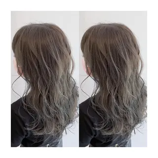 ロング カラー なんば髪質改善カラー Ardoreのヘアスタイル