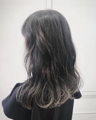 カラー 韓国風レイヤー🗝要 暗透カラー📓吉祥寺のヘアスタイル