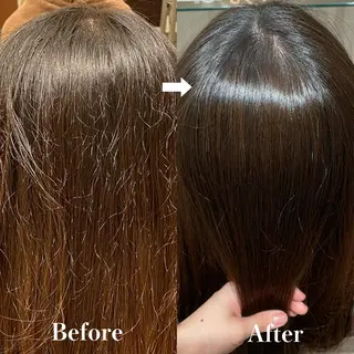 ロング カラー ひなた あゆみのヘアスタイル