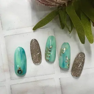 ネイル ⭐︎休業中の練習⭐︎ JNA認定講師髙橋のネイルデザイン