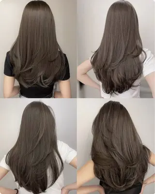 ロング 名古屋レイヤーカット /なつみのヘアスタイル