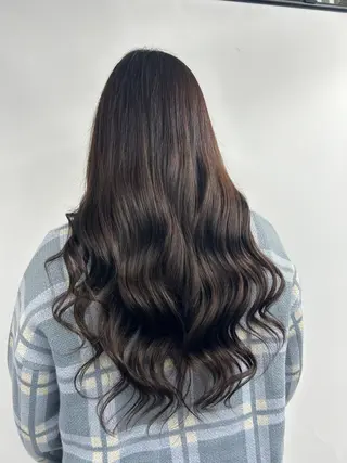 ロング カラー alpha. カラーエクステ下妻のヘアスタイル