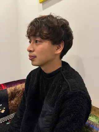 パーマ メンズ shiomi H 森　彩華のヘアスタイル