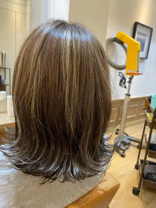 ミディアム ✨シルクストレート✨ 美髪髪質改善Yukiのヘアスタイル