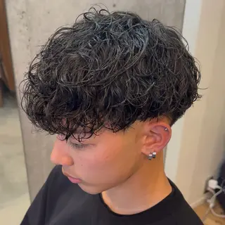 ショート パーマ メンズ Louwe  sharesalon所属・松井 豊のヘアスタイル