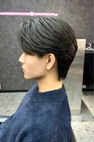 ショート カラー メンズ メンズ専門 スタイリスト前田雄輝のヘアスタイル