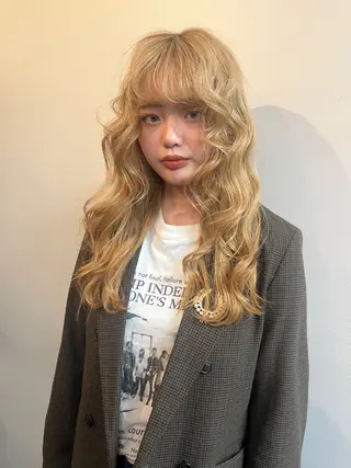 ロング カラー ボブカット Niina🩰のヘアスタイル