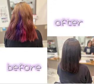 カラー 艶髪🥣透明感カラー 🫧前田奈津実のヘアスタイル