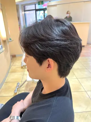 ショート パーマ メンズ メンズパーマ特化 外山　健太のヘアスタイル