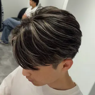カラー メンズ メンズカット ‪‪/メッシュのヘアスタイル