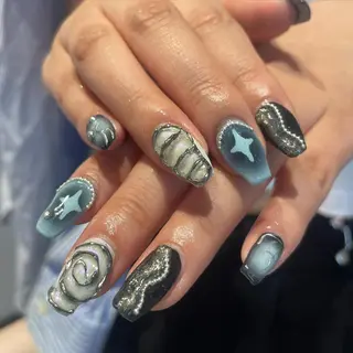 ネイル hair&nail ☯️アイリ☯️のネイルデザイン