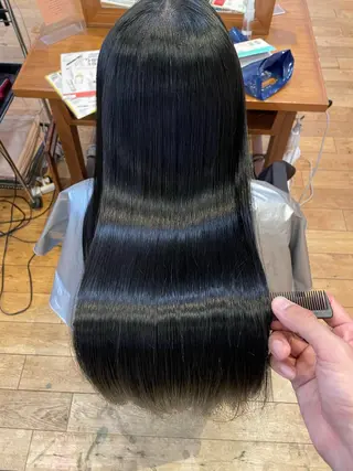 ロング カラー パーマ youres hair はなれ店所属・髪質改善🌸縮毛矯正 専門家💖後藤のヘアスタイル