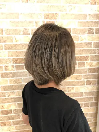 ミディアム 福元 保雄のヘアスタイル