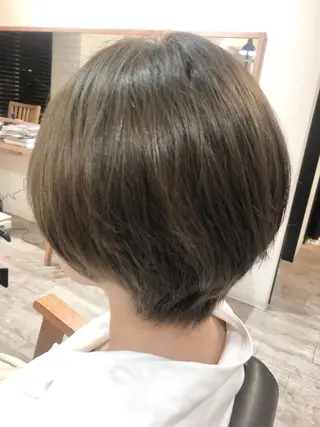 ショート カラー 柏/春日竜次 /髪質改善縮毛矯正のヘアスタイル
