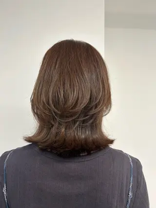 ミディアム カラーモデル募集/ 鍛治美月稀のヘアスタイル