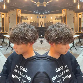 パーマ メンズ メンズ特化/ショート /ツイスパ/結希のヘアスタイル