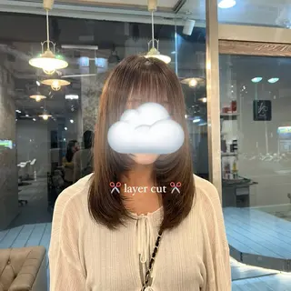 ミディアム 🩰‎暖色特化 / 𝐒𝐚𝐤𝐢🤎のヘアスタイル