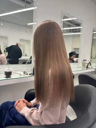 ロング カラー 💖ミルクティー💖 あかり💖のヘアスタイル