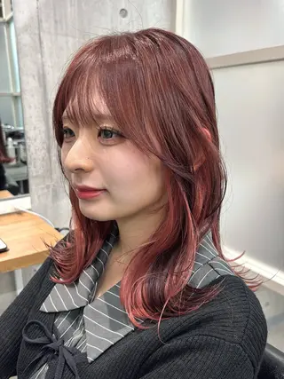ミディアム カラー 堀越 智仁のヘアスタイル